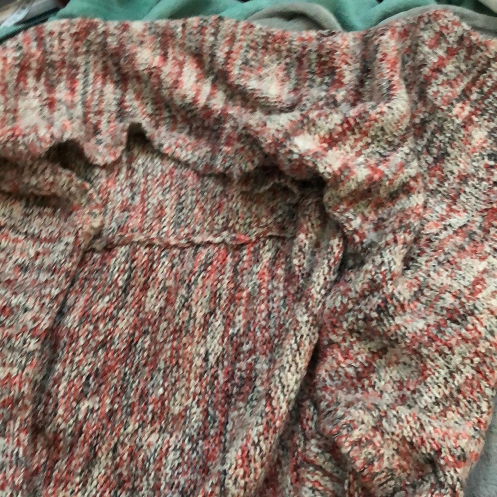 Colourful cardigan